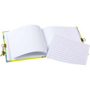 Journal Sauvage Lemures Goldbuch 16,5x16,5 cm doré ou argenté