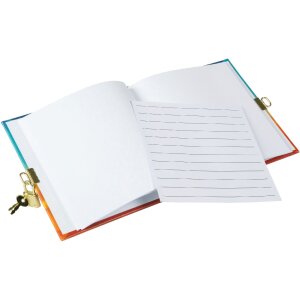 Journal Goldbuch Drachenfreund 16x16 cm, blanc, avec verrou