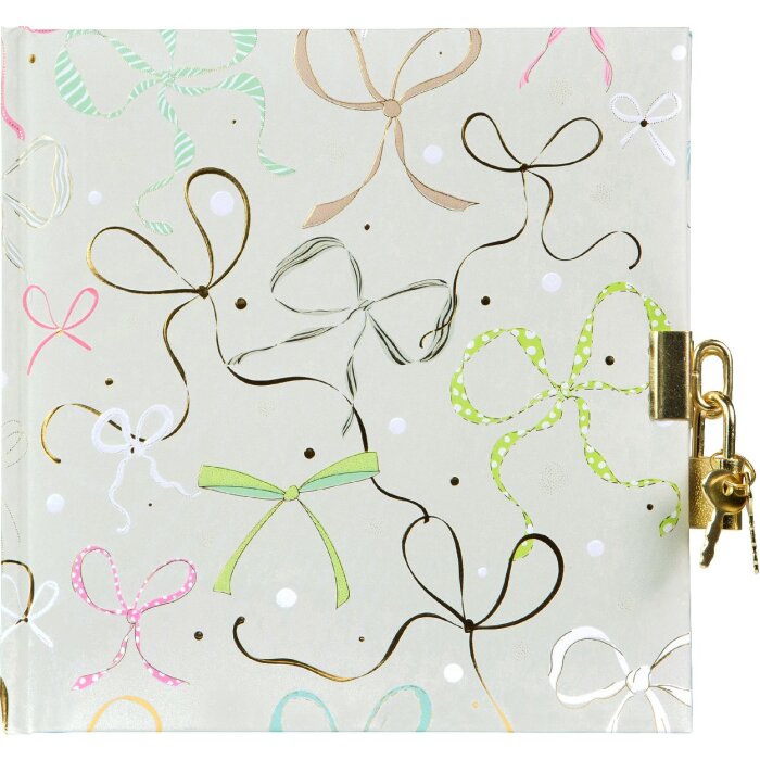 Journal Goldbuch Ribboné mint 16,5 x 16,5 cm, gravure dorée et verrou couleur