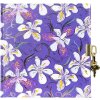 Cahier Goldbuch Orchid Mood violet 16x16 cm - gravure dorée