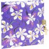 Cahier Goldbuch Orchid Mood violet 16x16 cm - gravure dorée