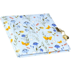 Carnet Secret Garden Blue Goldbuch 16,5 x 16,5 cm