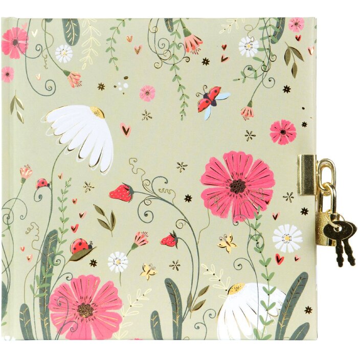 Carnet Secret Garden Time To Bloom - Goldbuch 16,5x16,5 cm