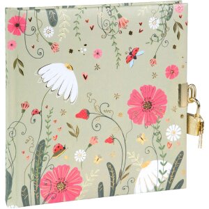 Carnet Secret Garden Time To Bloom - Goldbuch 16,5x16,5 cm