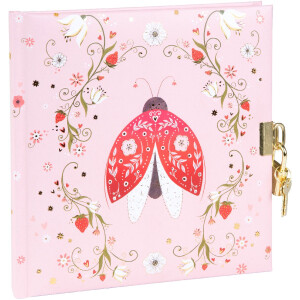 Carnet Secret Garden Ornemental Goldbuch 16x16 cm