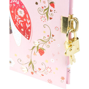 Carnet Secret Garden Ornemental Goldbuch 16x16 cm