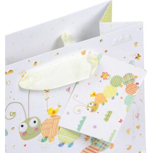 Sac-cadeau Goldbuch Little Loop 18x8 cm, gravure dorée, papier d’art