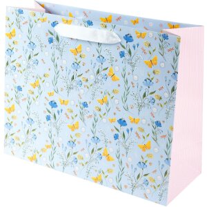 Sac-Cadeau Secret Garden Bleu Goldbuch