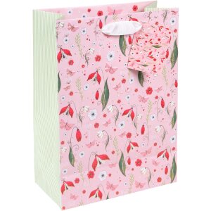 Sac cadeau Goldbuch Secret Garden rose 30x21 cm