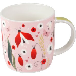 Tasse en porcelaine Secret Garden rose, Goldbuch