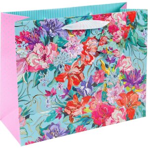 Sachet cadeau Goldbuch Velvet Bloom 27x13 cm, doré