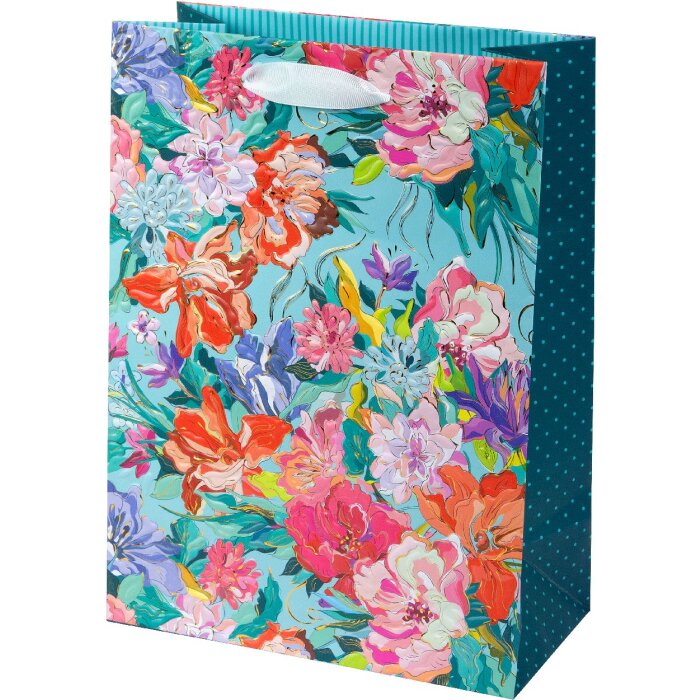 Sachet-cadeau Goldbuch Velvet Bloom 30x21 cm, doré, moyen