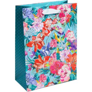 Sachet-cadeau Goldbuch Velvet Bloom 30x21 cm, doré, moyen