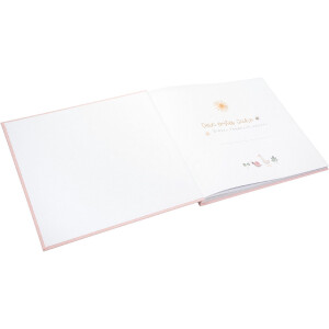 Cahier de naissance Goldbuch Wolkenpoésie rose 24x22 cm