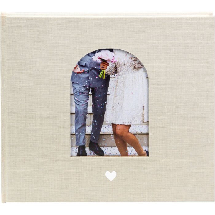 Livre dinvités Moment dâme Beige 24x22 cm