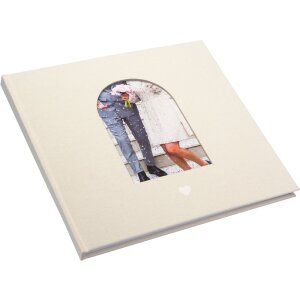 Livre dinvités Moment dâme Beige 24x22 cm