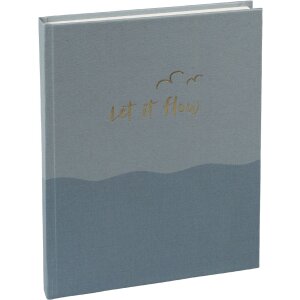 Goldbuch Notizbuch let if flow 15x22 cm 200 Seiten 100g/m² Goldprägung