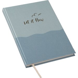 Notebook Goldbuch let if flow 15x22 cm – 200 pages, reliure dorée