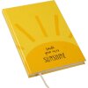 Notebook Goldbuch « create sunshine » 15x22 cm, relief doré + marque-page