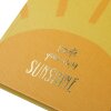 Notebook Goldbuch « create sunshine » 15x22 cm, relief doré + marque-page