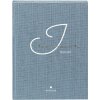 Cahier Goldbuch – 15x22 cm, toile, blanc doré, avec marque-page