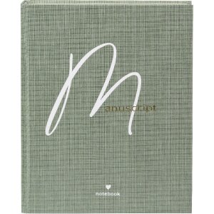 Notebook Goldbuch Manuscript 15x22 cm, toile dorée, 200 pages