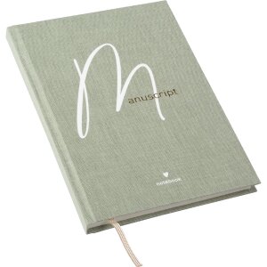 Notebook Goldbuch Manuscript 15x22 cm, toile dorée, 200 pages