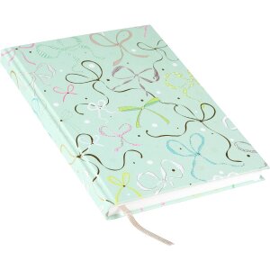 Goldbuch Notizbuch Ribboné taupe 15x22 cm mit Fadenheftung und Goldprägung