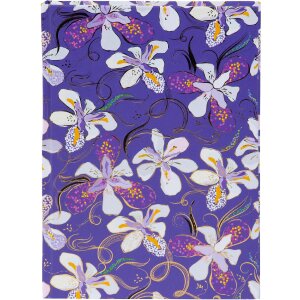 Carnet Goldbuch Orchid Mood violet 15x22 cm, 200 pages, reliure à fil
