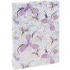 Carnet Goldbuch Orchid Mood Blanc 15x22 cm, 200 pages, reliure par points
