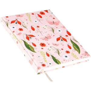 Carnet Goldbuch Secret Garden rose 15x22 cm, 200 pages blanches