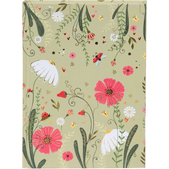 Carnet Goldbuch Secret Garden - Été des Fleurs 15x22 cm