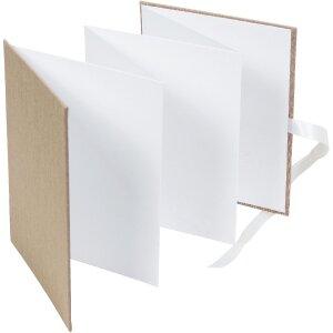 Album photo Goldbuch Leporello Summertime, bois mélasse chaud 15,5 x 19 cm