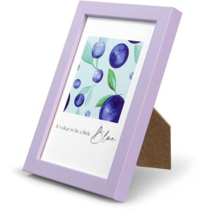 Cadre photo Goldbuch Lunaro 10x15 cm, lilas délicat avec verre normal