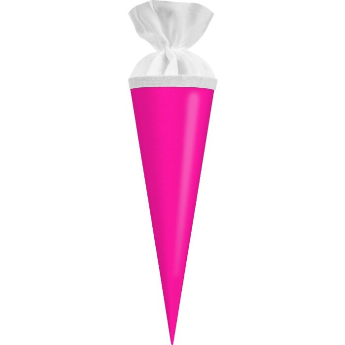 Tüte frères sœurs Goldbuch rabat velours néon rose 10x30 cm