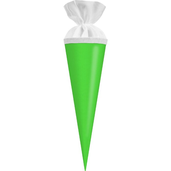 Tüte à cadeaux Goldbuch avec rabat feutre néon vert 10x30 cm