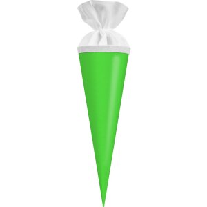 Tüte à cadeaux Goldbuch avec rabat feutre néon vert 10x30 cm