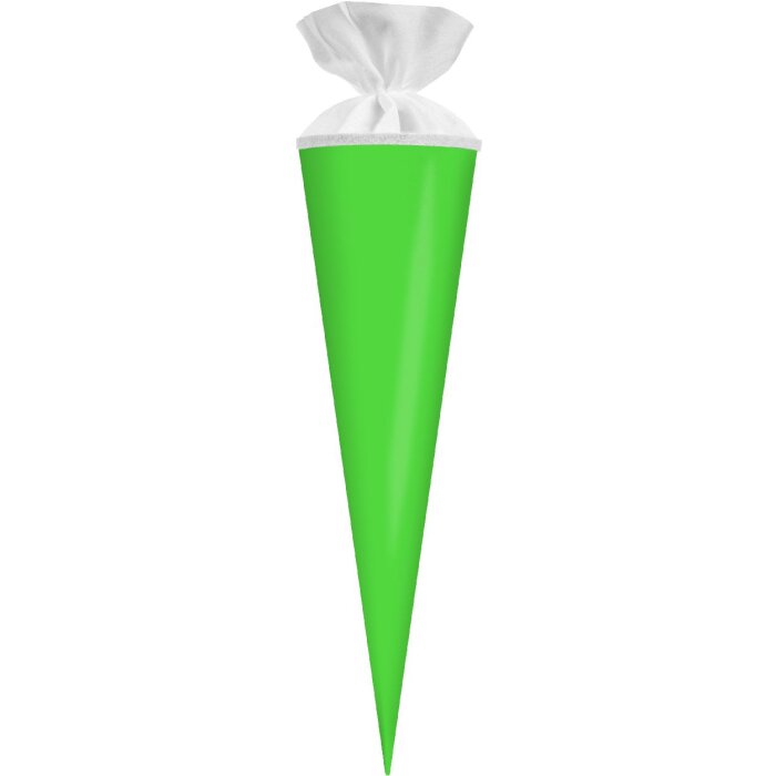 Sac à cadeaux scolaires Goldbuch, rabat néon vert 19x70 cm