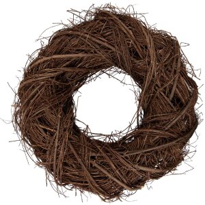 Couronne en rotin marron Clayre & Eef Ø 40x11...