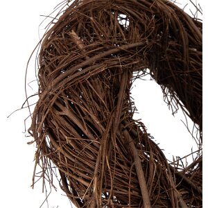 Couronne en rotin marron Clayre & Eef Ø 40x11...