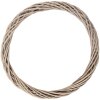 Couronne de Noël en Rattan Brun Ø 50 cm – Clayre & Eef