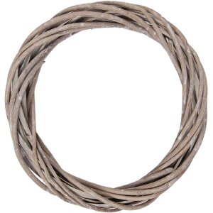 Couronne en rattan brun Clayre & Eef Ø 20x3 cm...