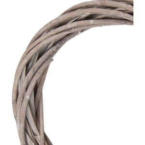 Couronne en rattan brun Clayre & Eef Ø 20x3 cm...