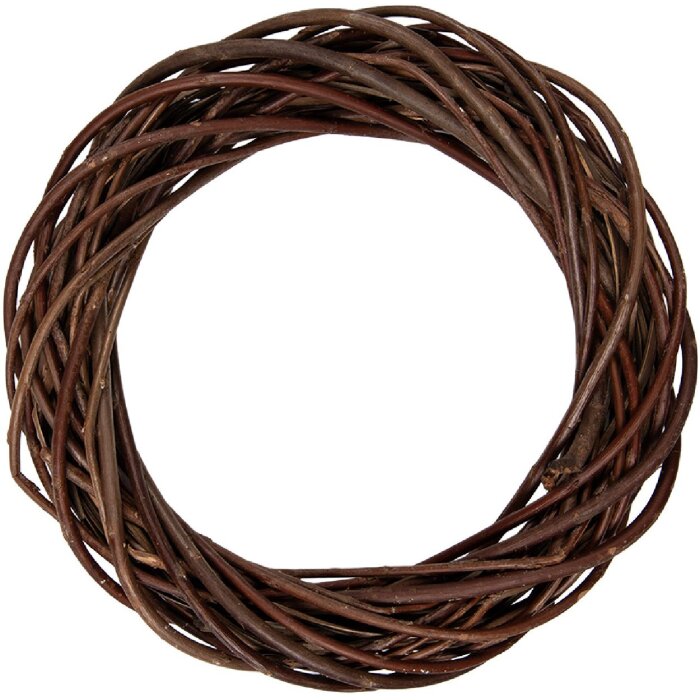 Couronne en rattan naturel Brun Clayre & Eef Ø 30 cm