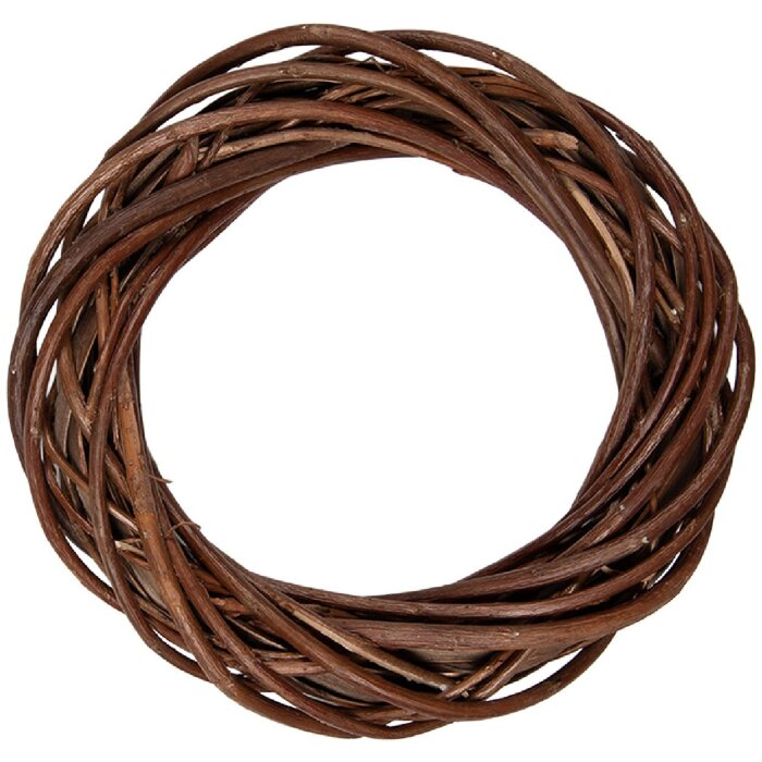 Couronne en Rattan Brun Clayre & Eef Ø 20x4 cm