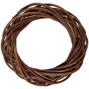 Couronne en Rattan Brun Clayre & Eef Ø 20x4 cm