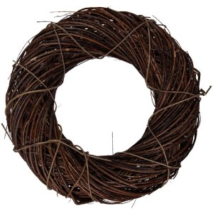 Couronne de Noël en Rattan Naturel Ø 50 cm x...