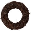 Couronne de Noël en Rattan Naturel Ø 50 cm x 12 cm - Clayre & Eef