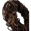 Couronne de Noël en rattan marron Ø 30x8 cm - Clayre & Eef