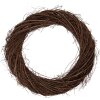 Couronne de Noël en Rattan Brun Clayre & Eef Ø 55x6 cm